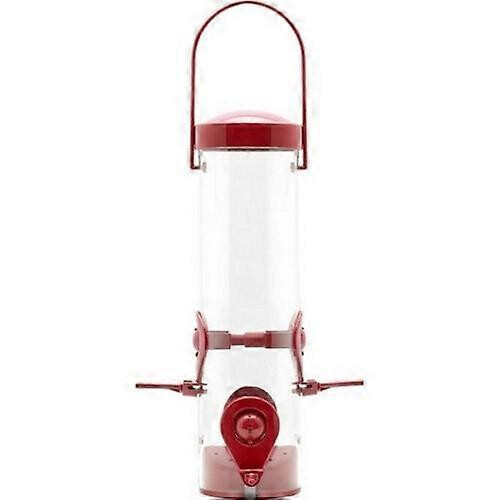 Perky-Pet Sierra 2-In-1 Feeder, 4 LB CAP,Red