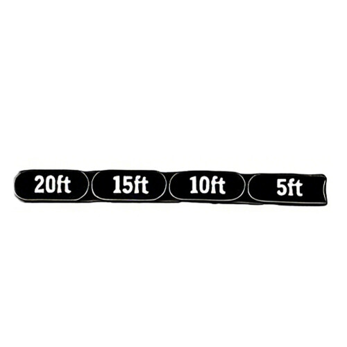 Flexible Jointed Chain Ruler For Precise Measurement-Black 20ft