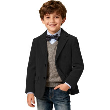 Chlapecké manšestrové sako, retro slim fit, formální sportovní kabát do smokingu na svatbu, párty, chlapecký sportovní kabát na dva