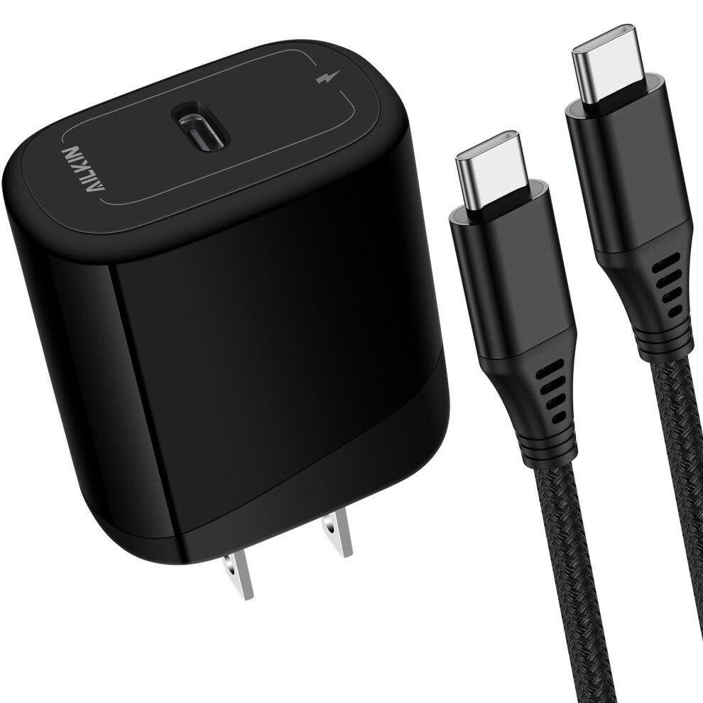 20W Usb-C Pd Wall Charger Block With 6Ft Usb-C Cable, Fast Charging, Compatible With Usb-C Devices 9365509115138