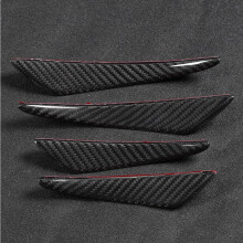 buc/set universal din fibră de carbon, bara de protecție, spoiler frontal, potrivit pentru, spoiler frontal, bara de protecție