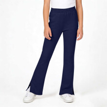 Pigers flare leggings med høj talje, yogabukser med bootcut, dansebukser, afslappet træningstøj, børnebukser