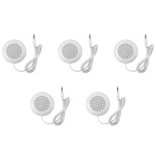 5X White 3 5mm Pillow Speaker for CD Radio MP3 Player GL