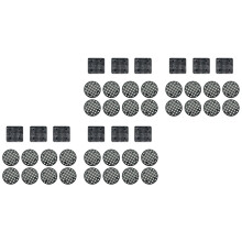 120 Stück Blumentopfloch-Mesh-Pad Bonsai-Topf-Boden-Gitter Schwarz