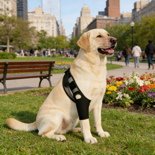 Genouillère à Compression réglable pour chien, housse de-S 1