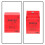 Wall Mount Postbus Retro Stijl IJzer Rood 1 Set 6