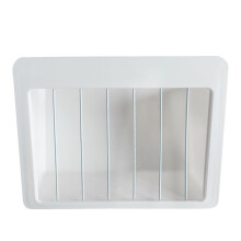 Rabbit Cage Hay Feeder White Hanging Storage Rack for Guinea Pigs Small Animals