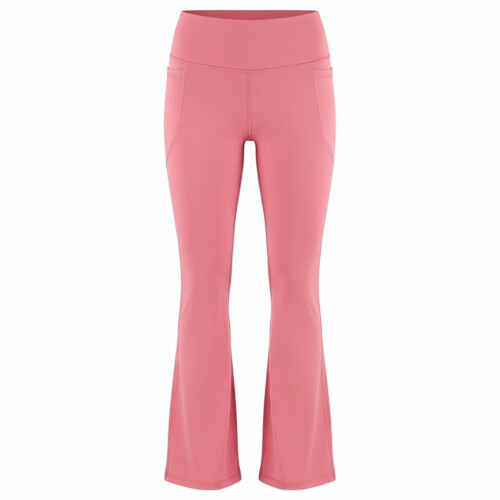 Bríste Ióga Leathnaithe Ard-Choim le Pócaí do Mhná