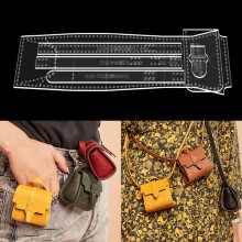 Leather Craft Pattern, Drawings Leathercraft Template, Handmade Tools DIY Designers Accessories for Purse,, Crafting, Sewing