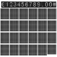 240 Sätze Kunststoff Würfel Preis Anzeige Etikett Einstellbare Nummer Stand Rahmen Etikett Geschäft