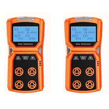 2X Multi Gas Detector Gas Meter O2 H2S CO LEL 4 in 1 Oxygen Hydrogen Sulfide Carbon Monoxide Combustible