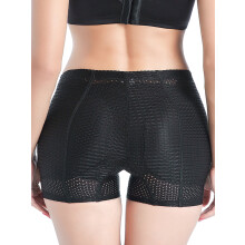 FANNYC Dame Butt Lifter Trusser Shapewear Mavekontrol Forstærker Undertøj Shorts Falske Hofter Balder Trusser Trusser Body Shaper, Abrikos/Sort