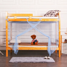 Mosquito Net for Poster Bed with Lace Trim Black Blue