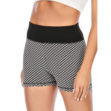 Dames yoga shorts met hoge taille, buikcontrole, sneldrogend, geschikt voor yoga en hardlopen