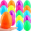 Easter Eggs Plastic 6 Inch 18 Pack 6 Colors 1