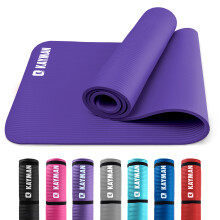 KAYMAN Yoga Mat 183cm x 60cm Multi-Purpose Extra Thick Foam Exercise Mats, Purple