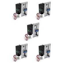 5X Langlebiger, Programmierbarer Multi Münzprüfer Aus Kunststoff Elektronischer Münzprüfer Selektor Mechanismus Seitlicher Münzprüfer