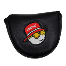golf Cover, Club Headcover, Damp PU Portable Indoor Durable Outdoor Soft Sleeve Covers Guard gift, Mallet Black