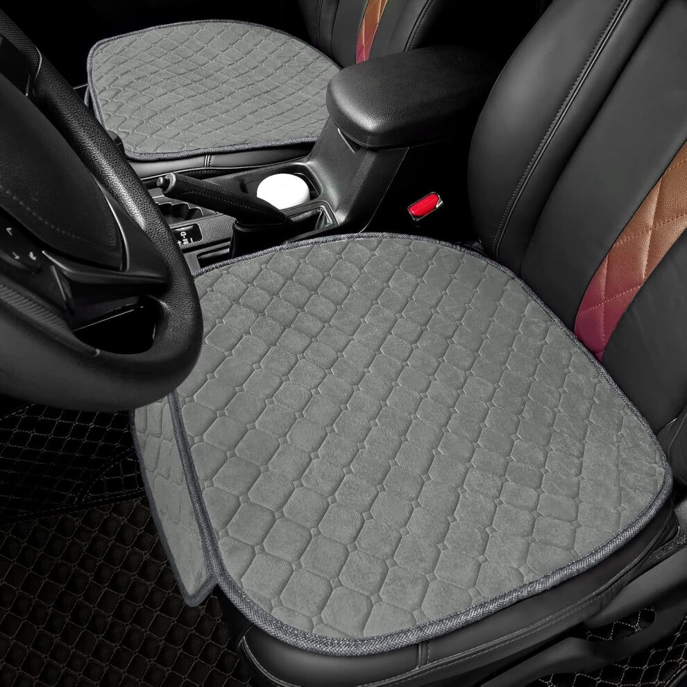 2Pc Universal Car Seat Covers With Storage Pockets, Padded Interior Covers For Suv/Truck/Van Â Khaki, Compatible With Most Vehicles 9479868476424