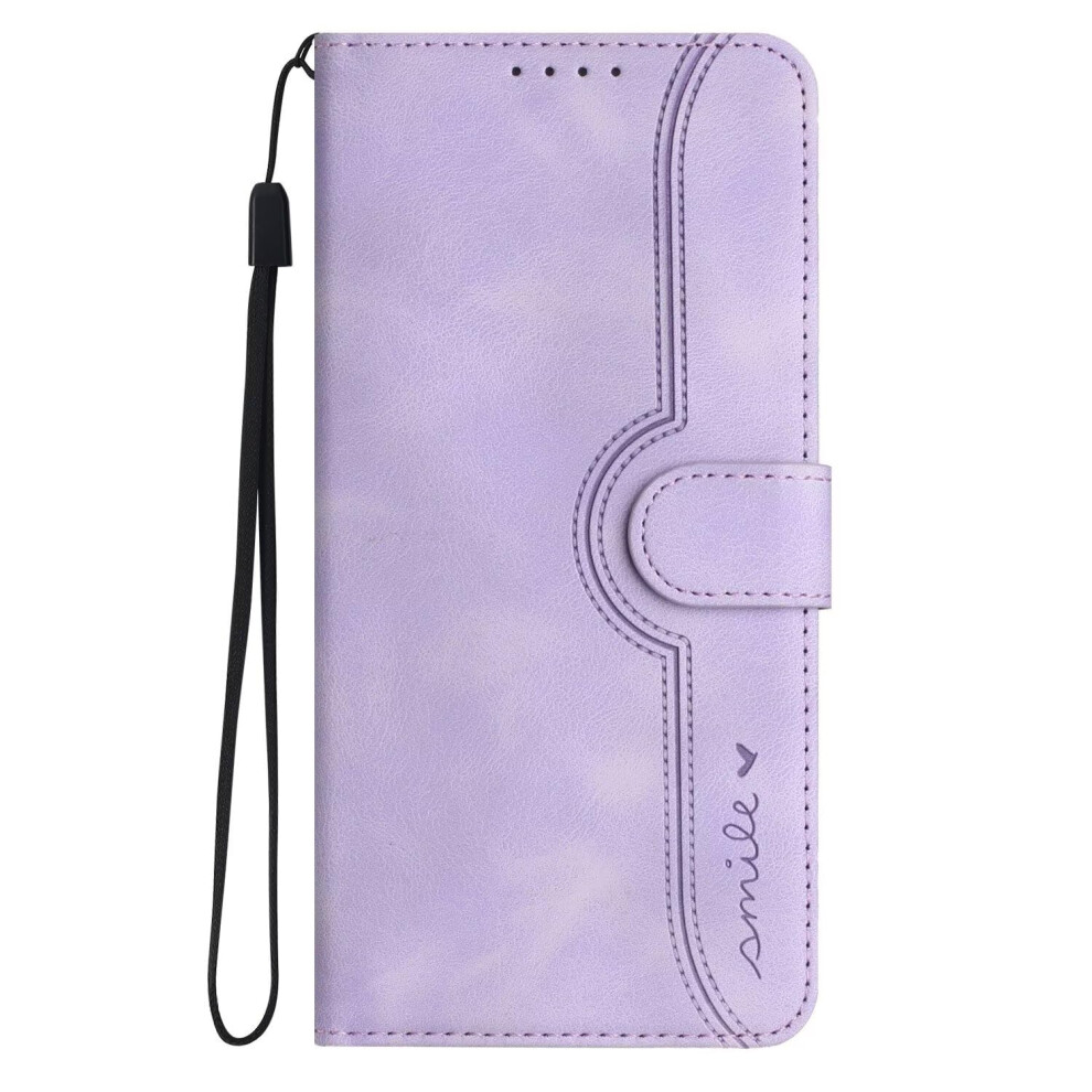 Leather Wallet Phone Case For Tecno Spark 30C 5G, Pu Flip Cover With Card Slots, Kickstand And Magnetic Closure Purple 9092120168501
