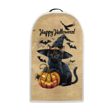 Happy Halloween Cat Tote Blender Cover for Home Kitchen Indoor Machine Washable Foldable
