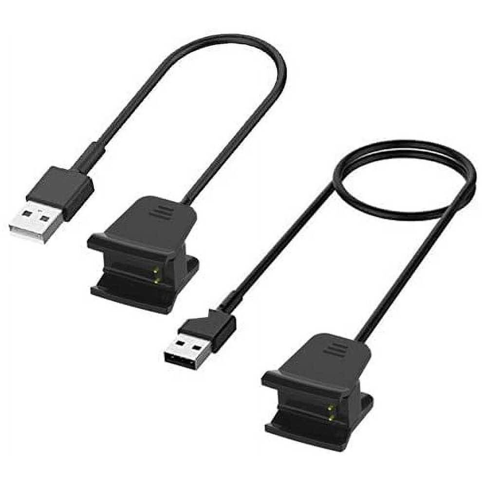 Charger For Compatible With Fitbit Alta Hr, Replacement Charging Cable Clip Cord For Compatible With Fitbit Alta Hr (2-Pack,1.8Ft & 3.3Ft) 9365509125205