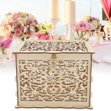 CHICIRIS Wedding Card Box,Wedding Card Box With Keys Money Gift Box For Birthday Party, Gift Box