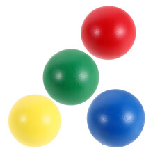 4Pièces Balles De Croquet Standard En Bois Pour Enfants Et Adultes