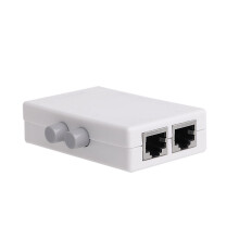 RJ45 Network Switch Selector 2x1/1x2, 2 Port Network Hub 2 Ports Network Switch