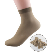 Soumake 10 Pairs Socks Disposable Soft Polyester Solid Color Breathable Unisex For Ice Rink Fashion