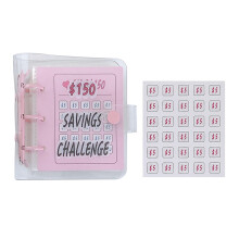 Mini-map van $150 Savings Challenge met enveloppen, vakjes en budgetboekje – compatibel met Cash Saving Challenge