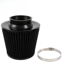 Universal Air Intake Cone Filter 3 Inch 76mm Black