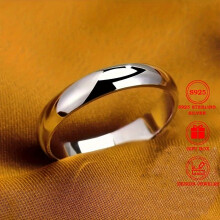 Eleganter Ring aus 925er Sterlingsilber – 4 g polierter Stapelring, ideal für Verlobung, Hochzeit, Jahrestag, als Geschenk, für den Alltag und