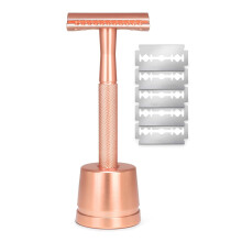Men's Safety Razor with Stand Stainless Steel 1 Pack