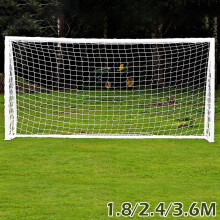 Heavy Duty PE Soccer Goal Net, Foldable & Portable, Compatible with Standard Football Posts
