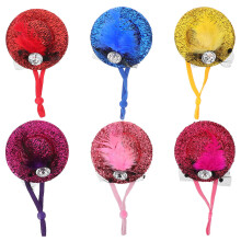 6 pcs decorative hen hats wear-resistant parrot chicken accessory