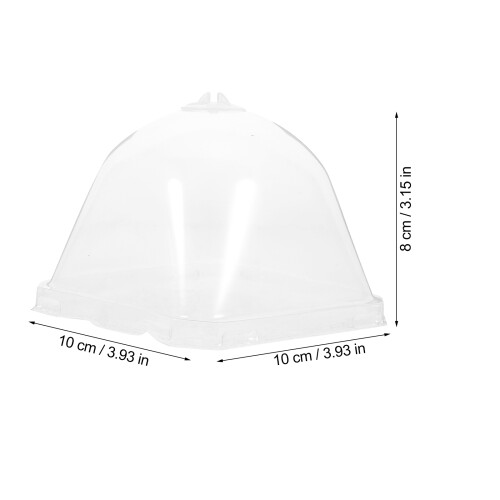 10St Plant Dome Kweekkap Plastic Transparant Ventilerend Bescherming 2