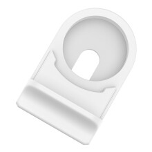 1Stk Kompakter Silikon Wireless Charger Halter Weiß Für Watch