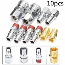 Air Compressor Connector Set 1/4 Inch 10 Pcs