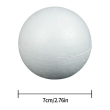 1Pcs 6cm/7cm/8cm/9cm/10cm/12cm White Modelling Craft Polystyrene Styrofoams Round Foam Balls For Christmas Wedding Party Decor