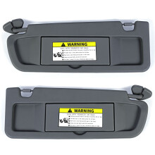 Pair Sun Visor Dark Gray For 2006-2011 Honda Civic Visors Left & Right Visor Set