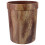 1Pc Woodgraining Container Vintage Imitated Solid Wood Trash Can 4