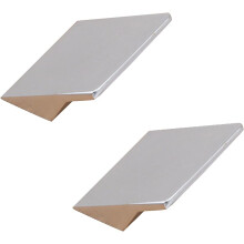 Poignées de meuble invisibles dissimulées, lot de 2 poignées de tiroir en alliage d'aluminium pour meubles et armoires de cuisine – Compatibles