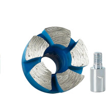 Durable Mini Flat Grinding Head, Precision Diamond Flat Grinding Head for Angle Grinder Tool, for Bottom Cleaning, Flattening Grinding and Polishing