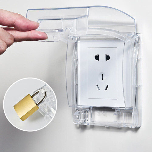Waterproof Electrical Outlet Box with Lock 1 Pack