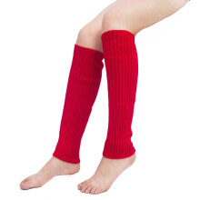 Beenwarmers, kniehoge kousen voor dames en tieners, neonkleurige geribbelde beenwarmers voor jaren '80 feestjes, sport, yoga, slouch sokken,
