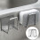 Drain Rack Folding Stainless Dish Rack Dish Rack Kitchen Rack,1X Drain Rack 1
