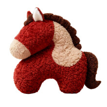 Red Horse Plush Pillow Buddy 18.9 inch Polyester Filling