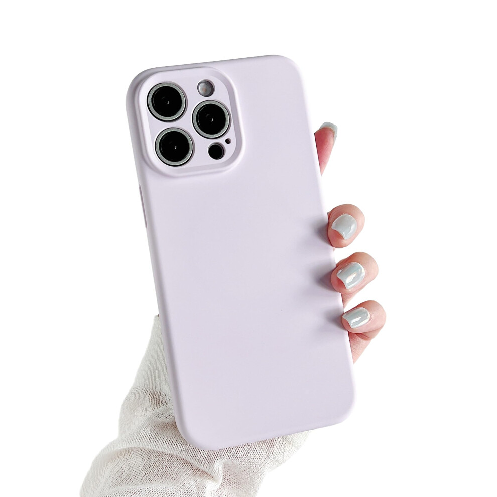 Light Slim Liquid Silicone Case For Iphone 16 Pro, Wireless Charging Ready, AntiâFingerprint Grip Purple 9771547546016