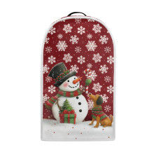 Housse pour robot culinaire, idéale pour la cuisine d'intérieur (1 pièce), motif bonhomme de neige et chiot de Noël
